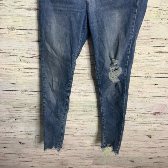 Levi's Blue super Skinny Jeans high rise 720 with Distressed Details - Picture 2 of 7